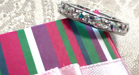 Y様が制作したグルーデコエタニティリング