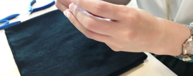 アクセサリーレッスンの様子