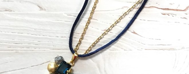 アクセサリーレッスンで生徒様が作ったネックレス