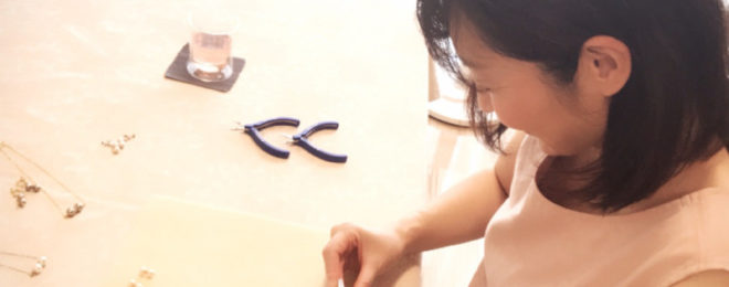 アクセサリー教室の様子