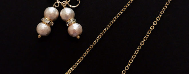 アクセサリー教室で生徒様が作った作品