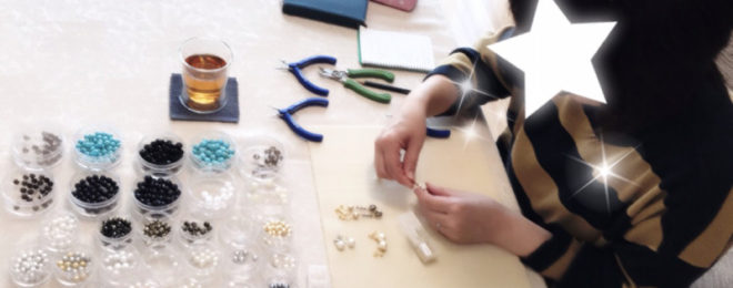 アクセサリー教室の様子