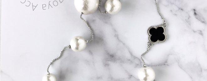 MuseAccessoriesエアリーパールロングネックレス